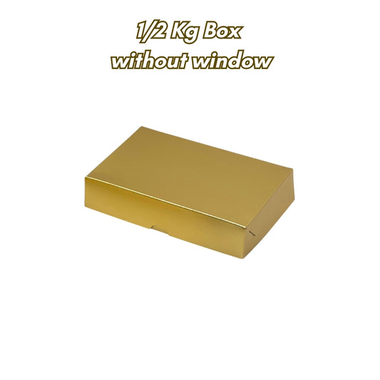 Golden Sweet Box 1/2 Kg (Without Window)