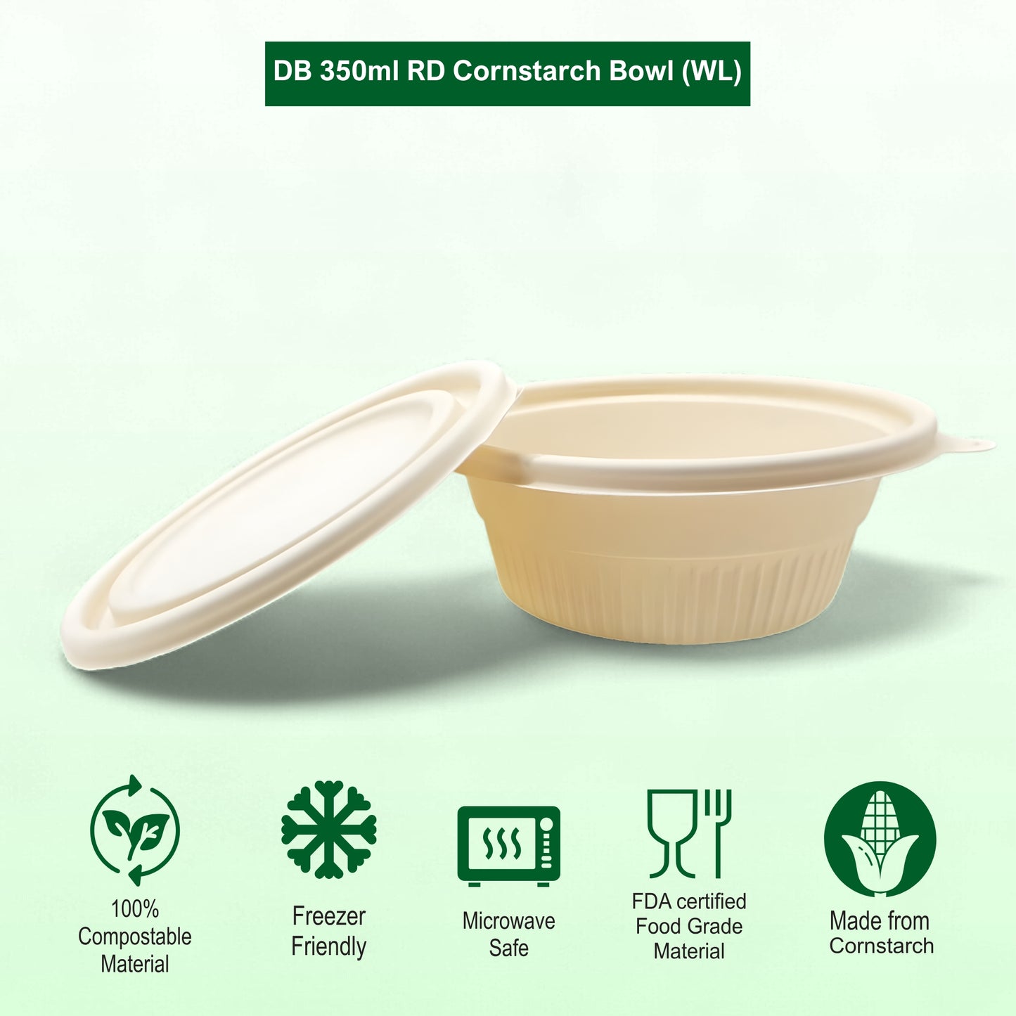 DB 350ml Cornstarch Bowl (WL)