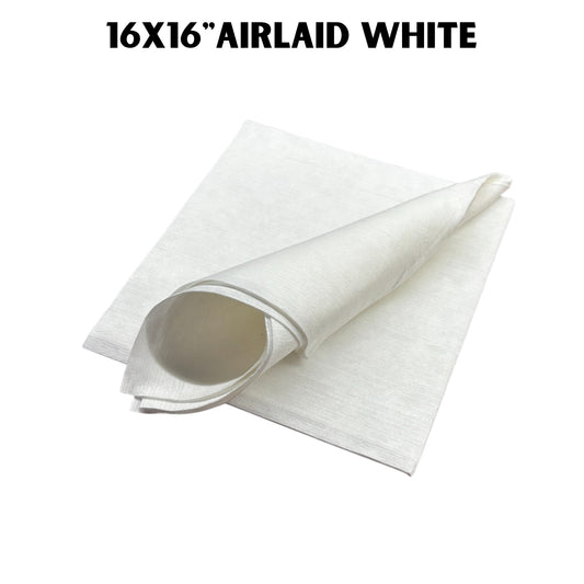 Dinner Tissue 16x16 Airlaid White