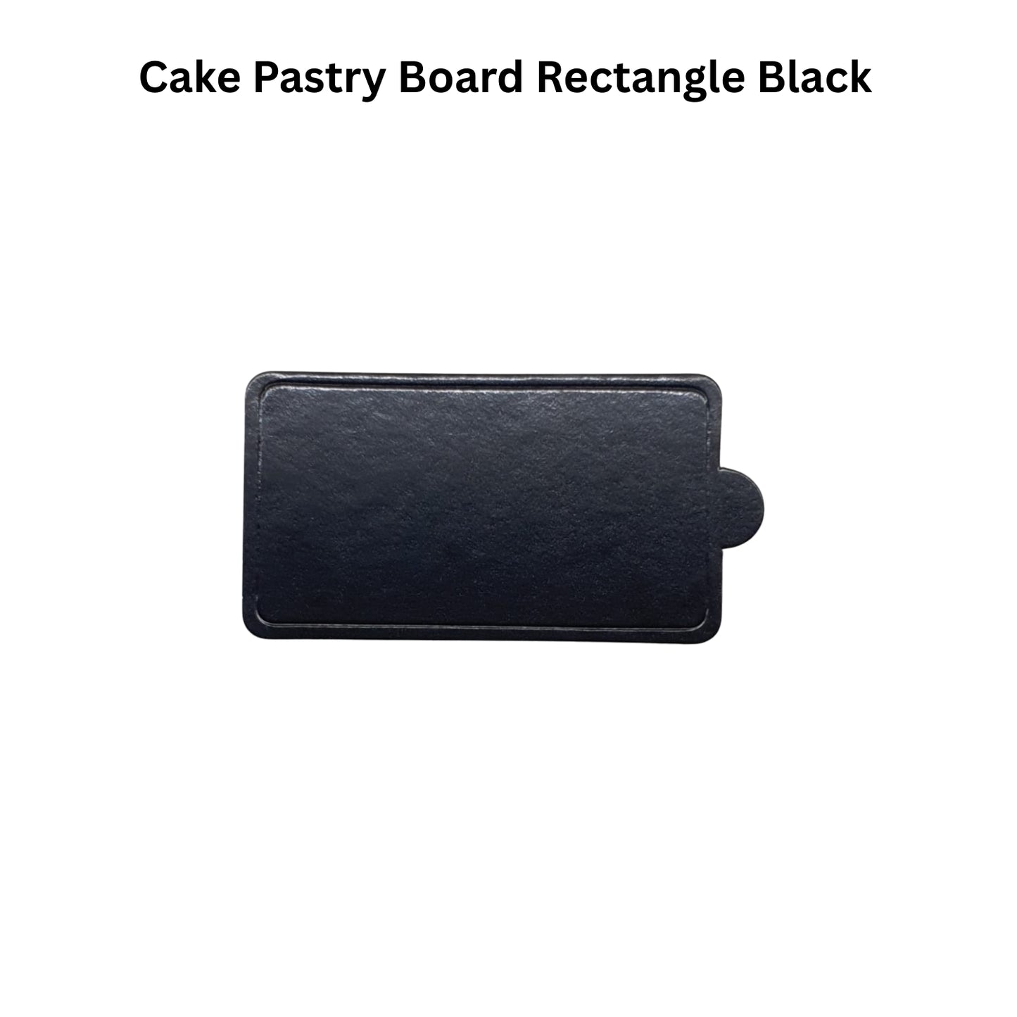 Cake Pastry Board – Rectangle Black (3.5 x 2)