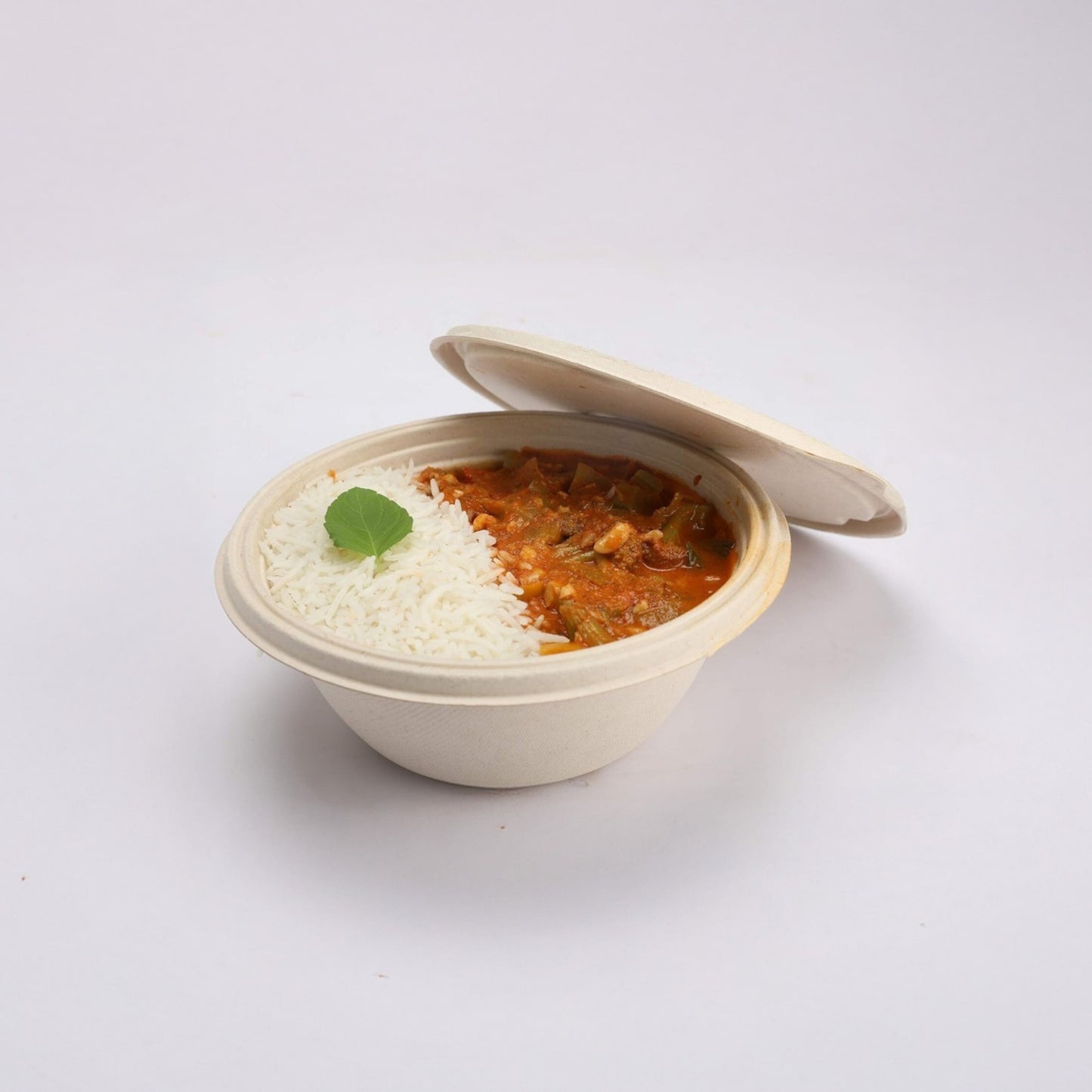 Bumboo Anti-Leak 750ml Round Bowl With Lid