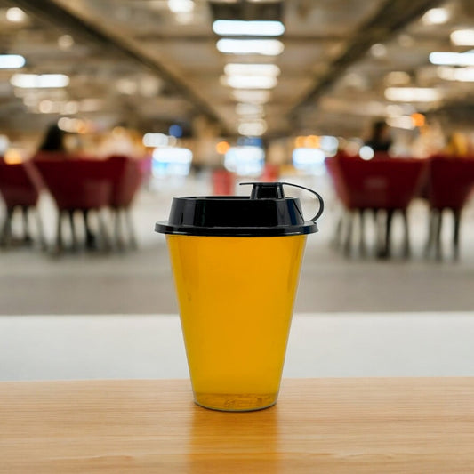 250 ml Paknserve Sipper Container with Black Lid (85D)