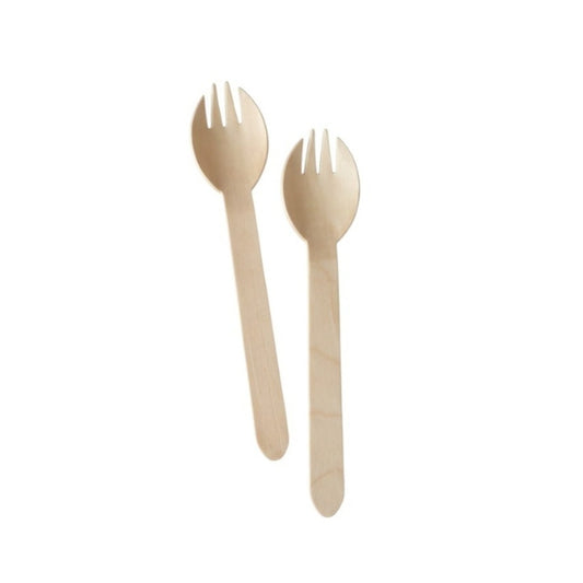 Wooden Spork 16cm