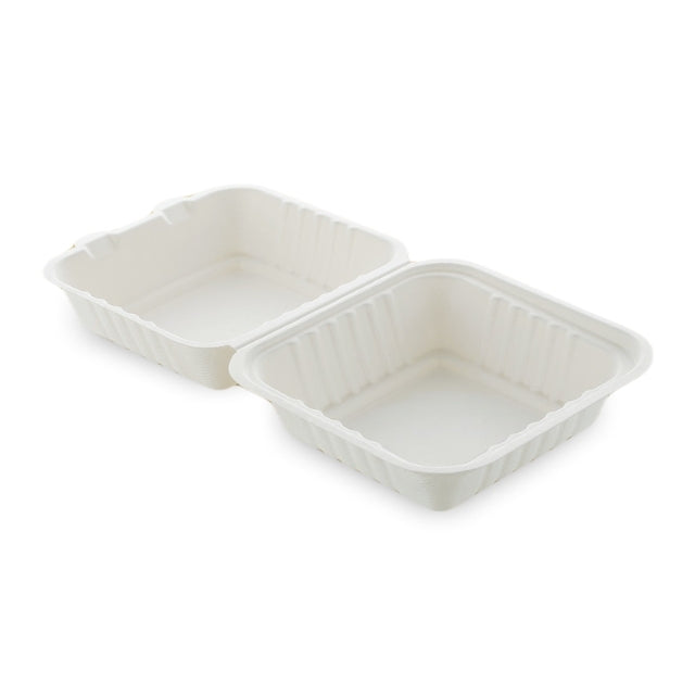 BW 6x6 Burger Clamshell Bento Box