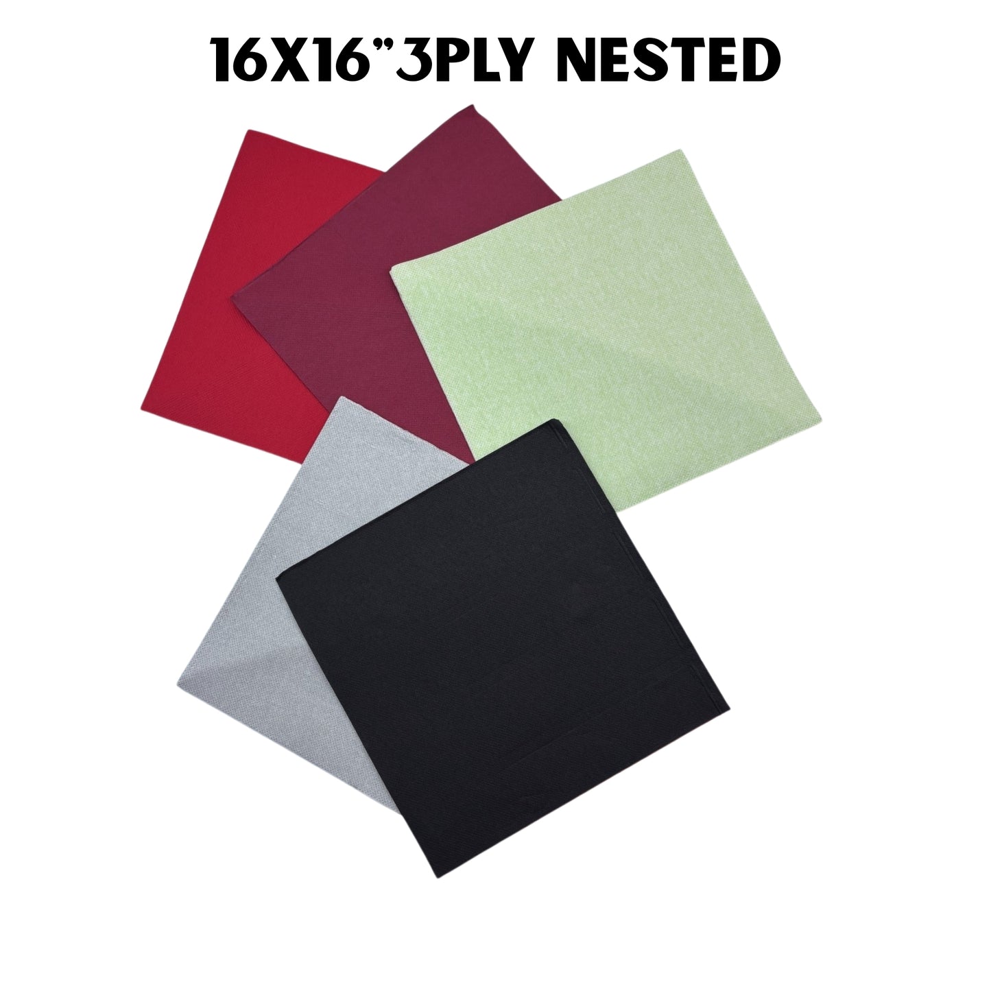 Dinner Tissue 16x16 3 Ply Nested