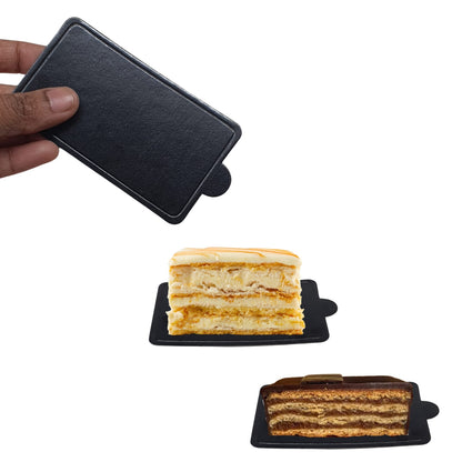 Cake Pastry Board – Rectangle Black (3.5 x 2)