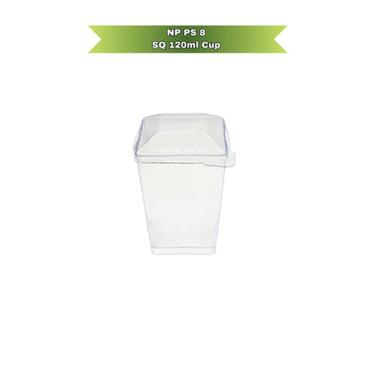 NP PS 8 SQ 120ml Cup with Lid