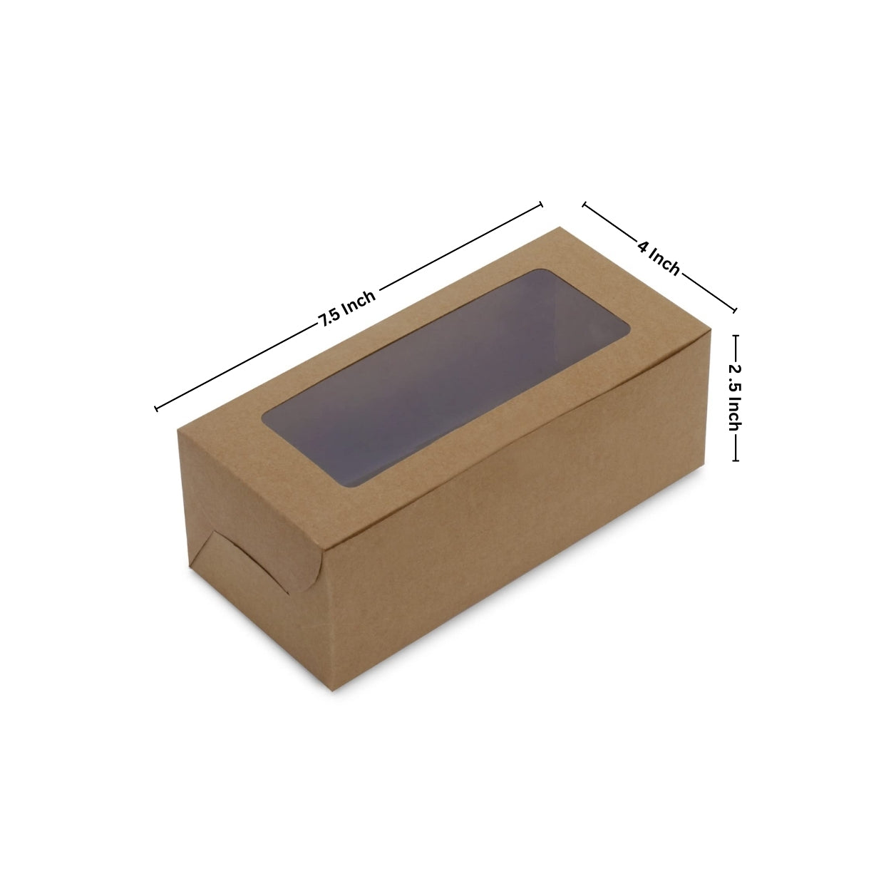 Plum Cake Box (4 x 7.5 x 2.5 inch)