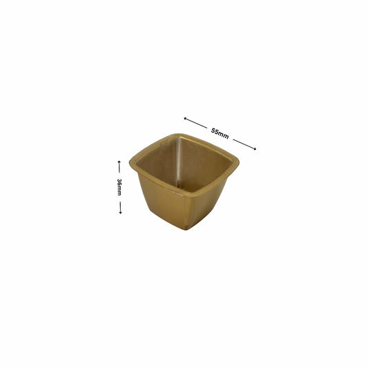 NP PS 18 SQ Jelly Container 60ml Gold color