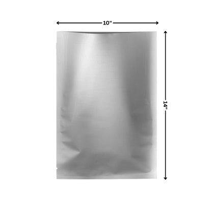 Vacuum Pouch - Both Side Aluminum Foil - 3 Side Seal (10 x 14)