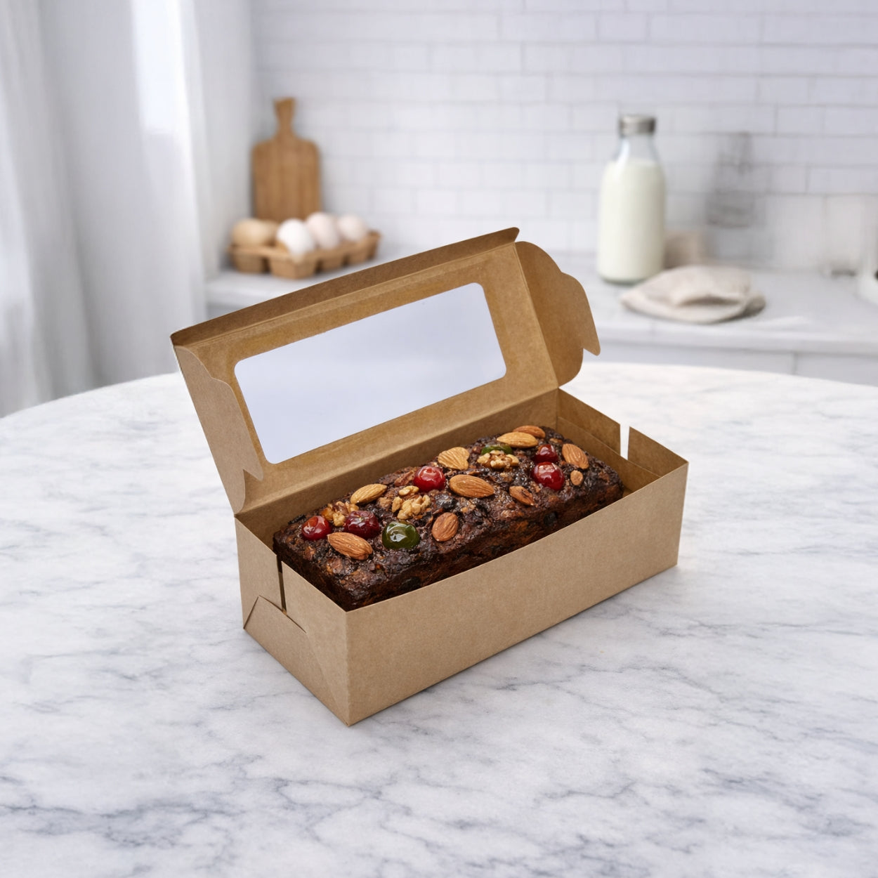 Plum Cake Box (4 x 7.5 x 2.5 inch)