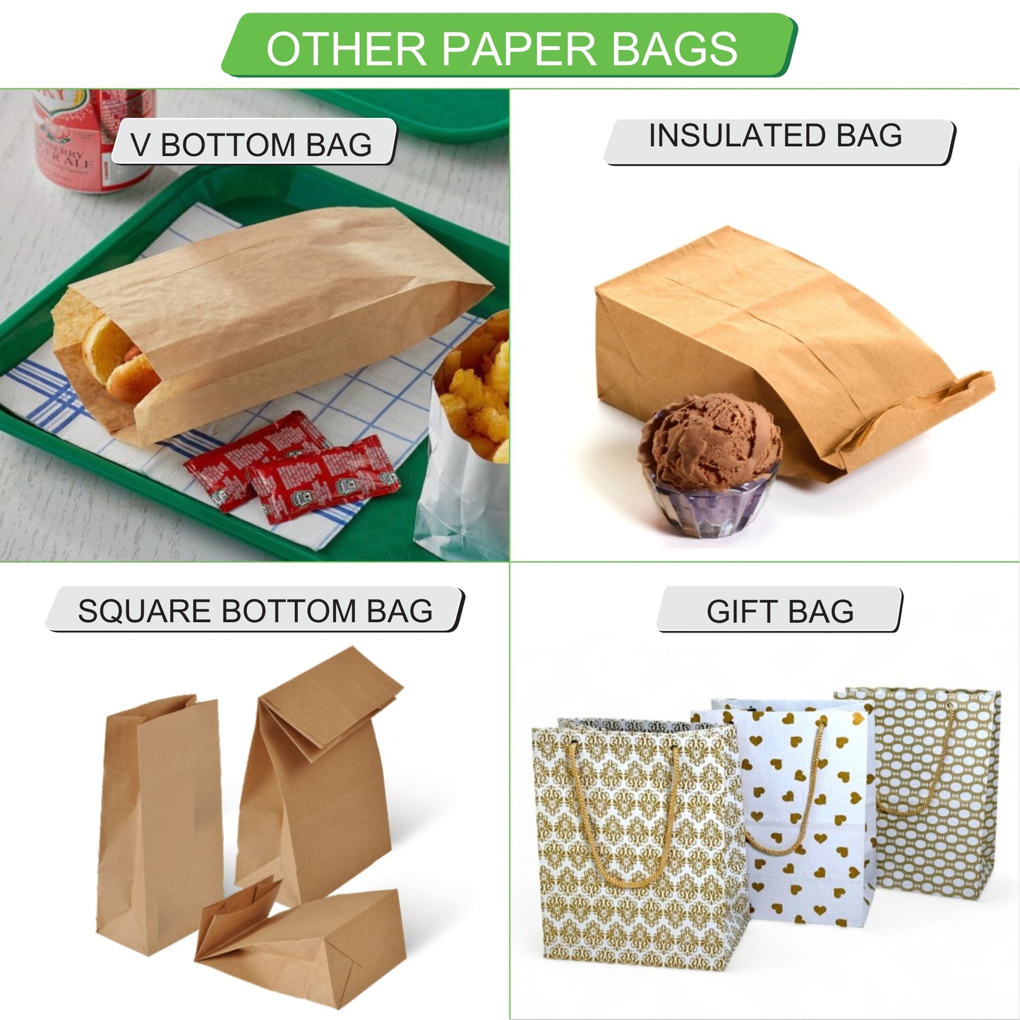 11 x 7 x 10 Inch Paper Carry Bag