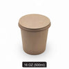 500 ml Kraft Round Paper Container (115 Dia)