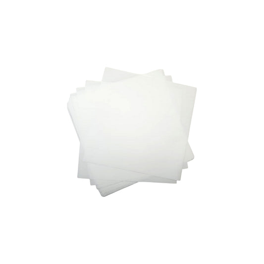 Ecowrap plain Cut Sheet 8 x 8 inch white color (250 Sheets) Butter Paper