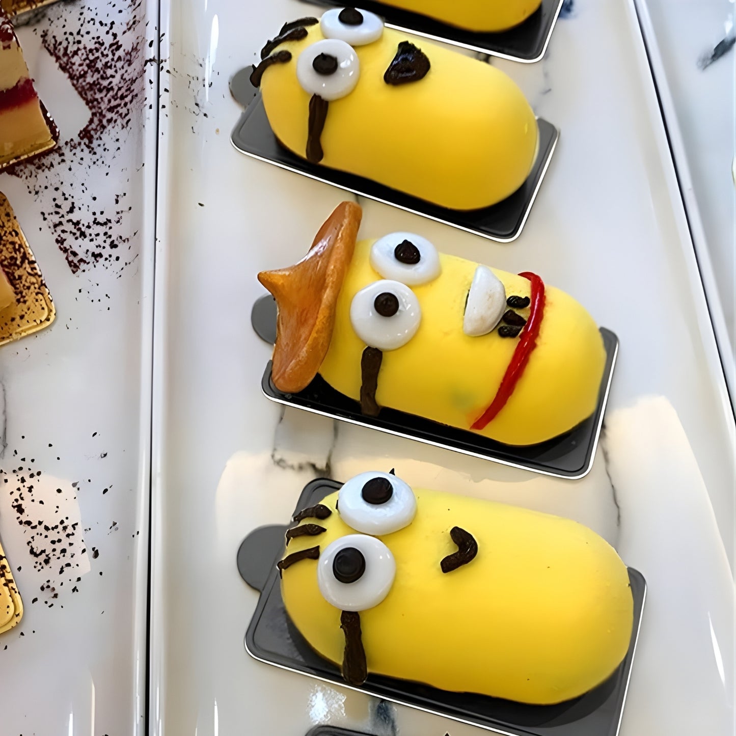 Cake Pastry Board – Rectangle Black (3.5 x 2)