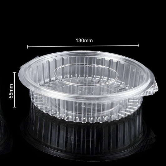 HINGED BOX ROUND 34 OZ FL KHAKHRA BOX (1457)