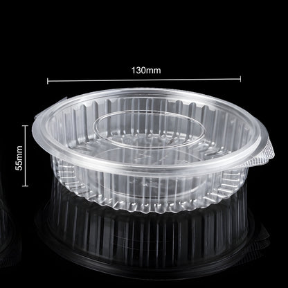 HINGED BOX ROUND 34 OZ FL KHAKHRA BOX (1457)