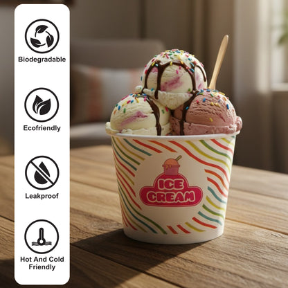 300 ML Ice Cream Cup – 2 PE