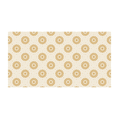 Sunflower Design Table Roll ( GOLD , WHITE)