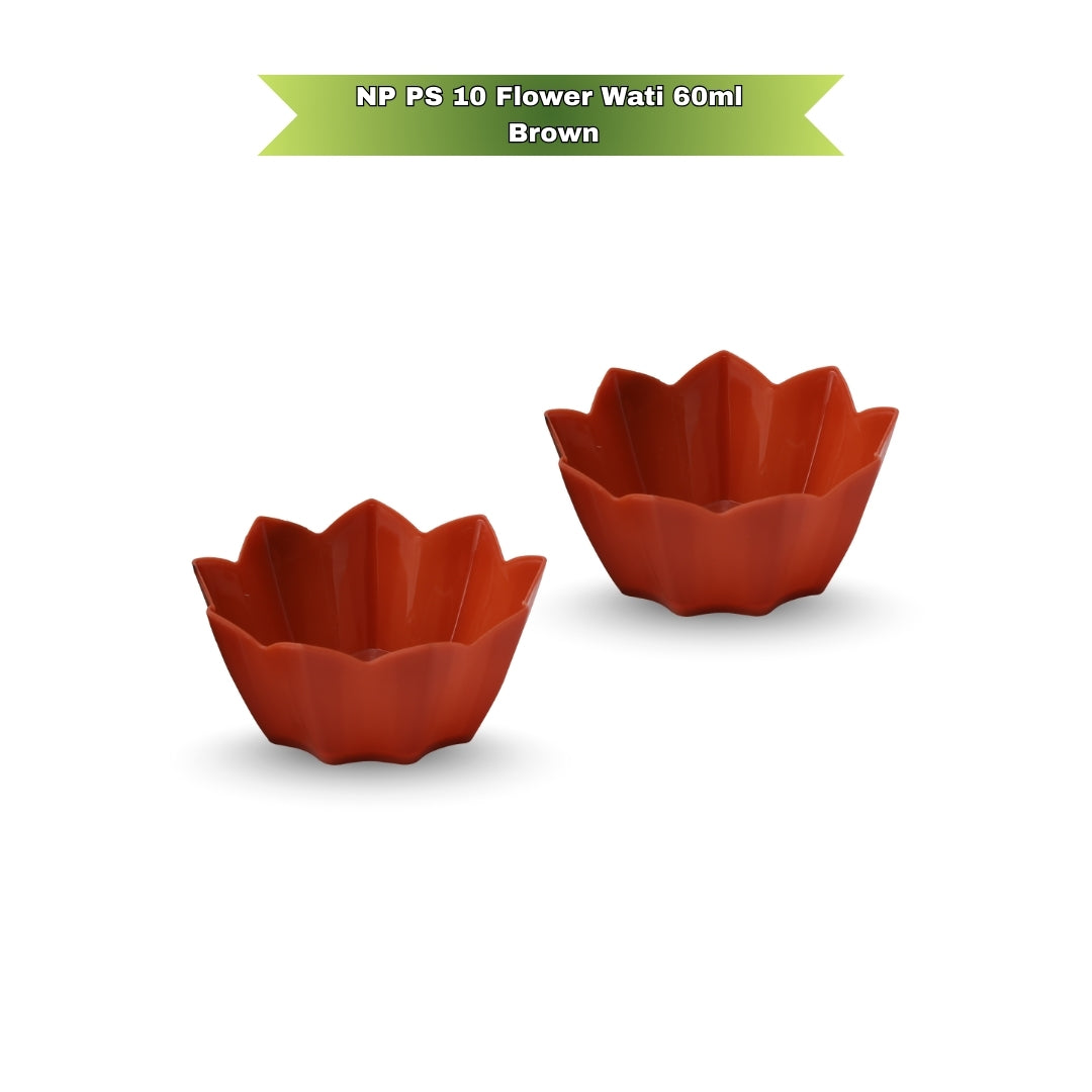 NP PS 10 Flower Wati 60ml Brown Color