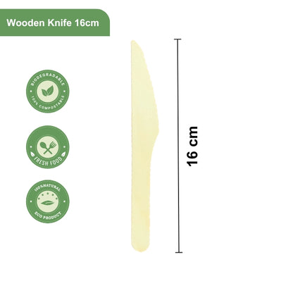 Wooden Knife 16cm