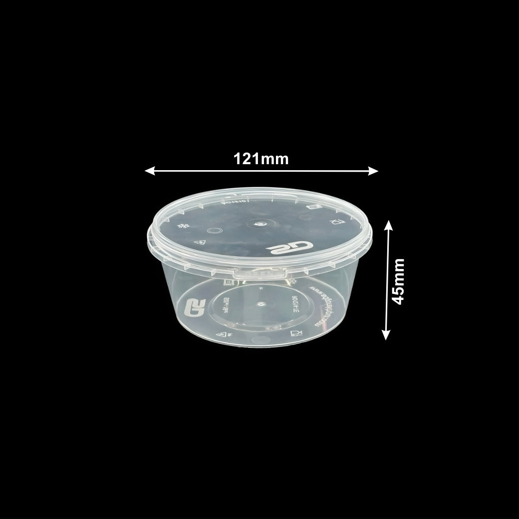 300ml Tamper Proof Round Container with Lid