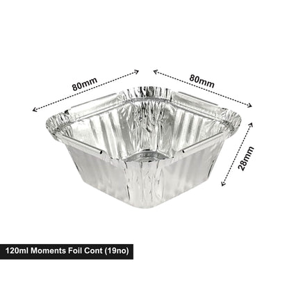 120ml Moments Foil Cont (19no)