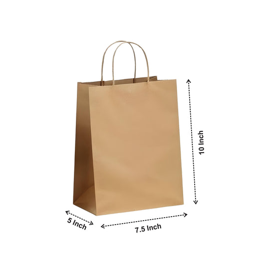 7.5 x 5 x 10 Inch Paper Carry Bag