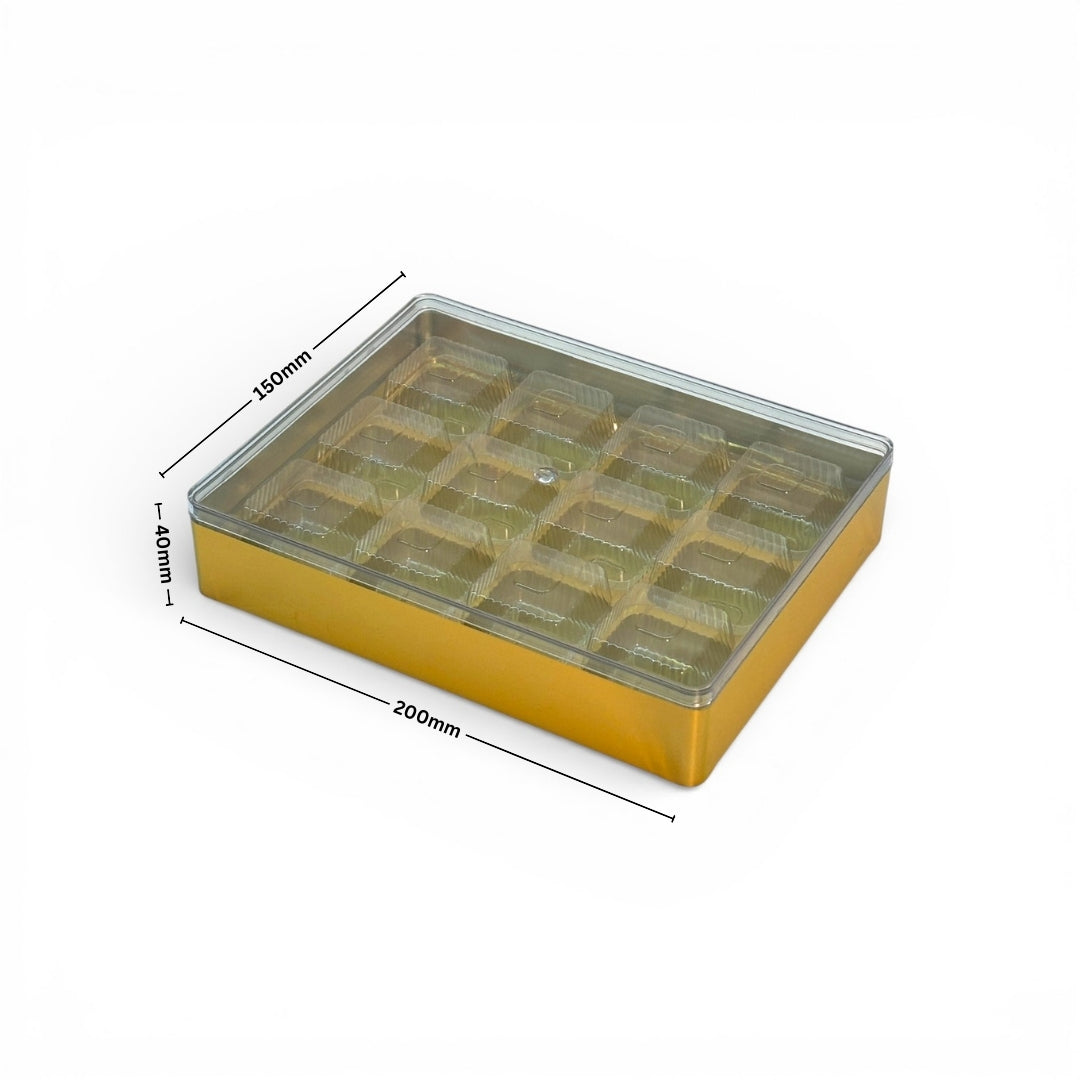 Sweet Box Rectangular 12 Cavity (200x150x40mm)