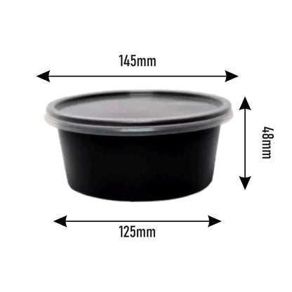 600 ml Flat Container (145 DIA)