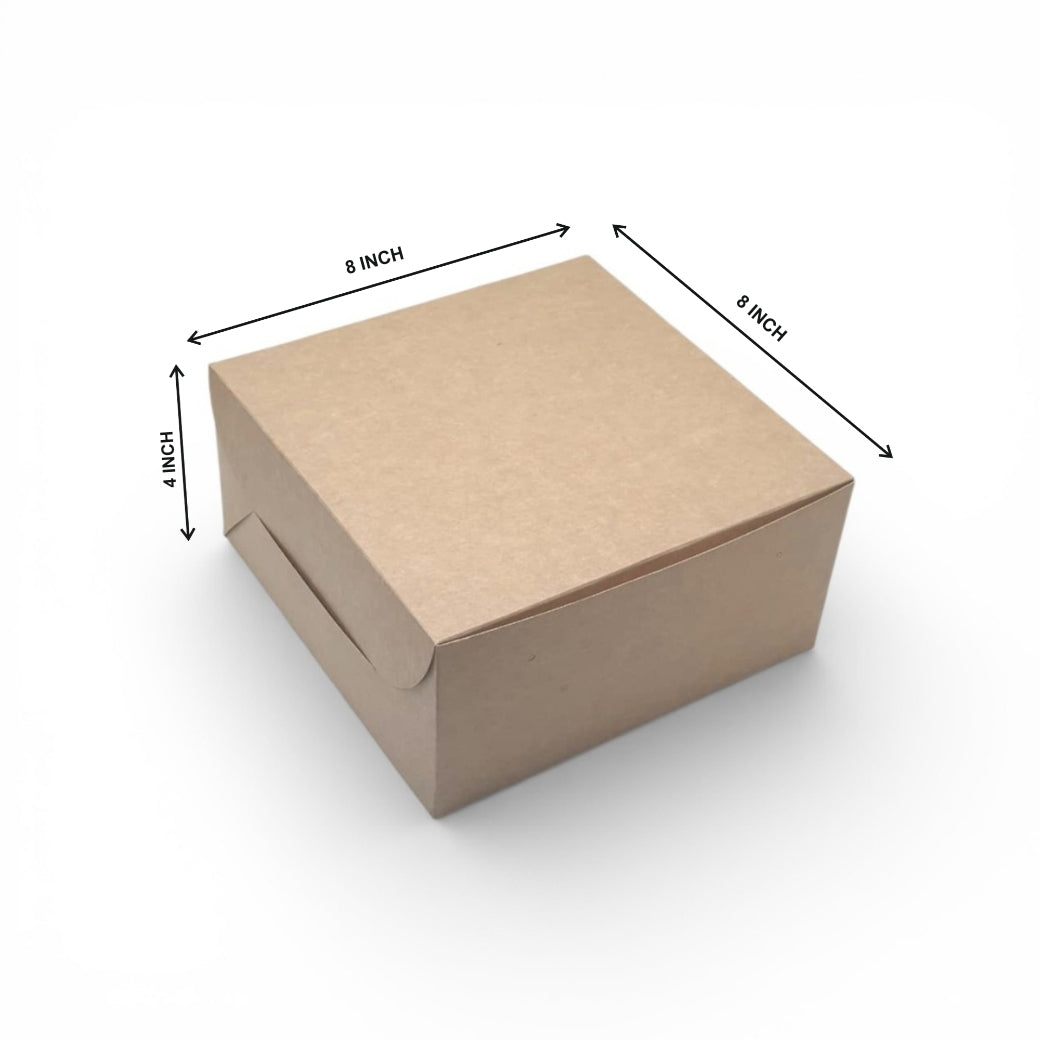 Kraft Cake Box 8x8x4