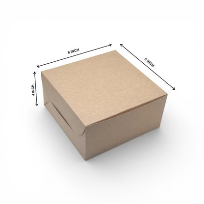 Kraft Cake Box 8x8x4