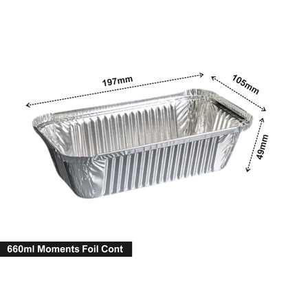 660ml Moments Foil Cont