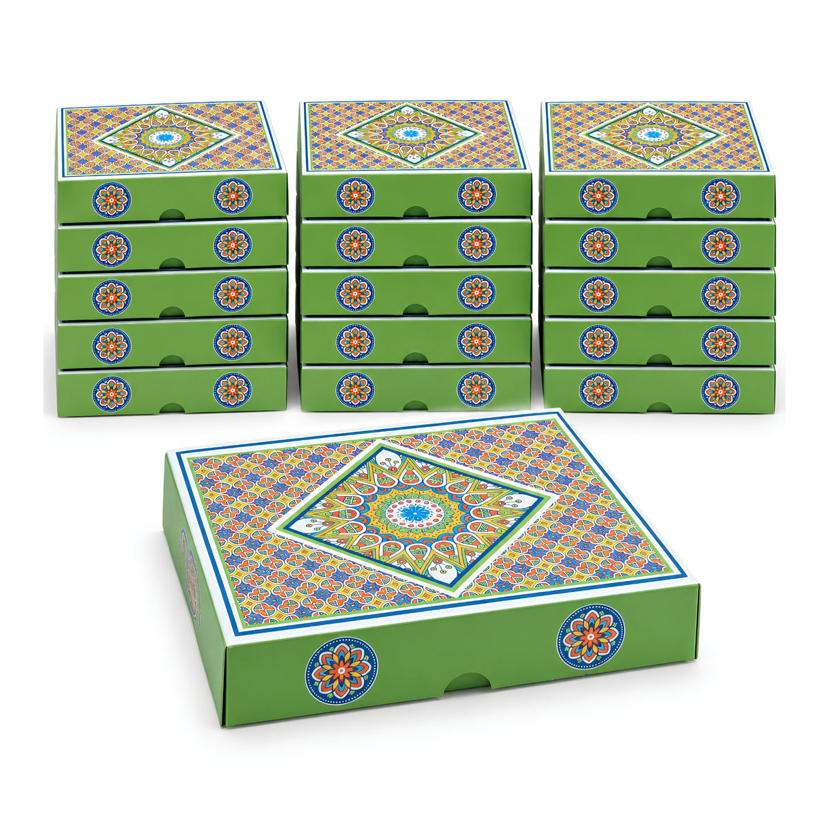 250 g Green Printed Mithai Box Paper – Paknserve