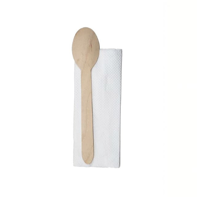 Cutlery Set No.1 (16 cm Spoon + Tissue)
