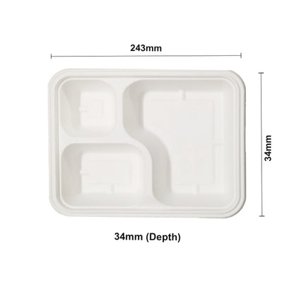 BW 3Cp Meal Tray New with lid
