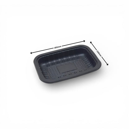 PP Rectangular Meat Tray 160 x 115 mm