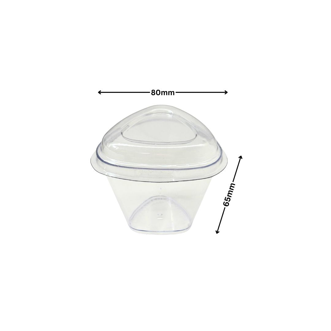 NP-PS 2 Triangle big 175 ml cup with Lid