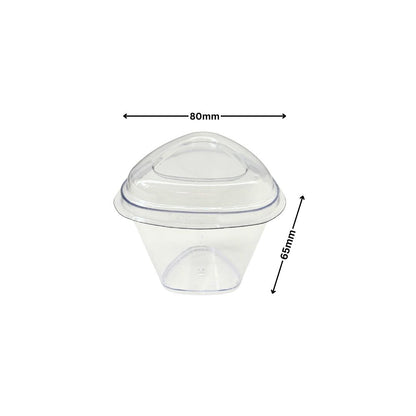 NP-PS 2 Triangle big 175 ml cup with Lid