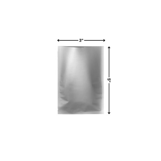 Vacuum Pouch - Both Side Aluminum Foil - 3 Side Seal (3 x 5)