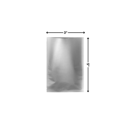 Vacuum Pouch - Both Side Aluminum Foil - 3 Side Seal (3 x 5)