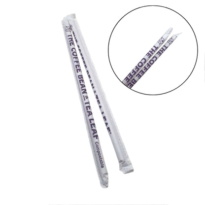Compostable PLA Straw 6mm Pre-pack