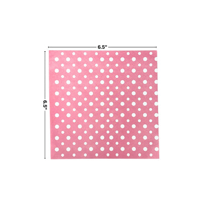 Bento Cake Liner (Pink Polka)