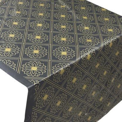 Diamond Flower Table Roll (GOLD , BLACK )