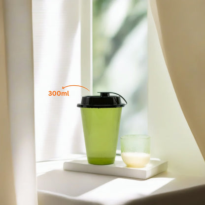 300 ml Paknserve Sipper Container with Black Lid (85D)