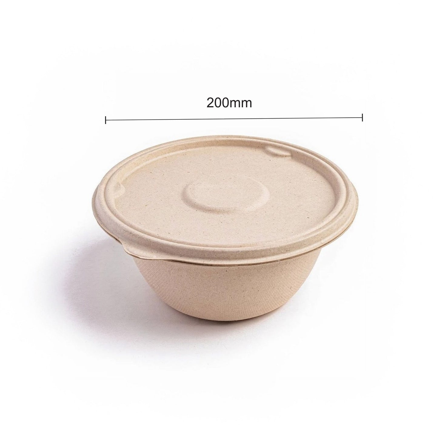 Bumboo Anti-Leak 1000ml Round Bowl With Lid