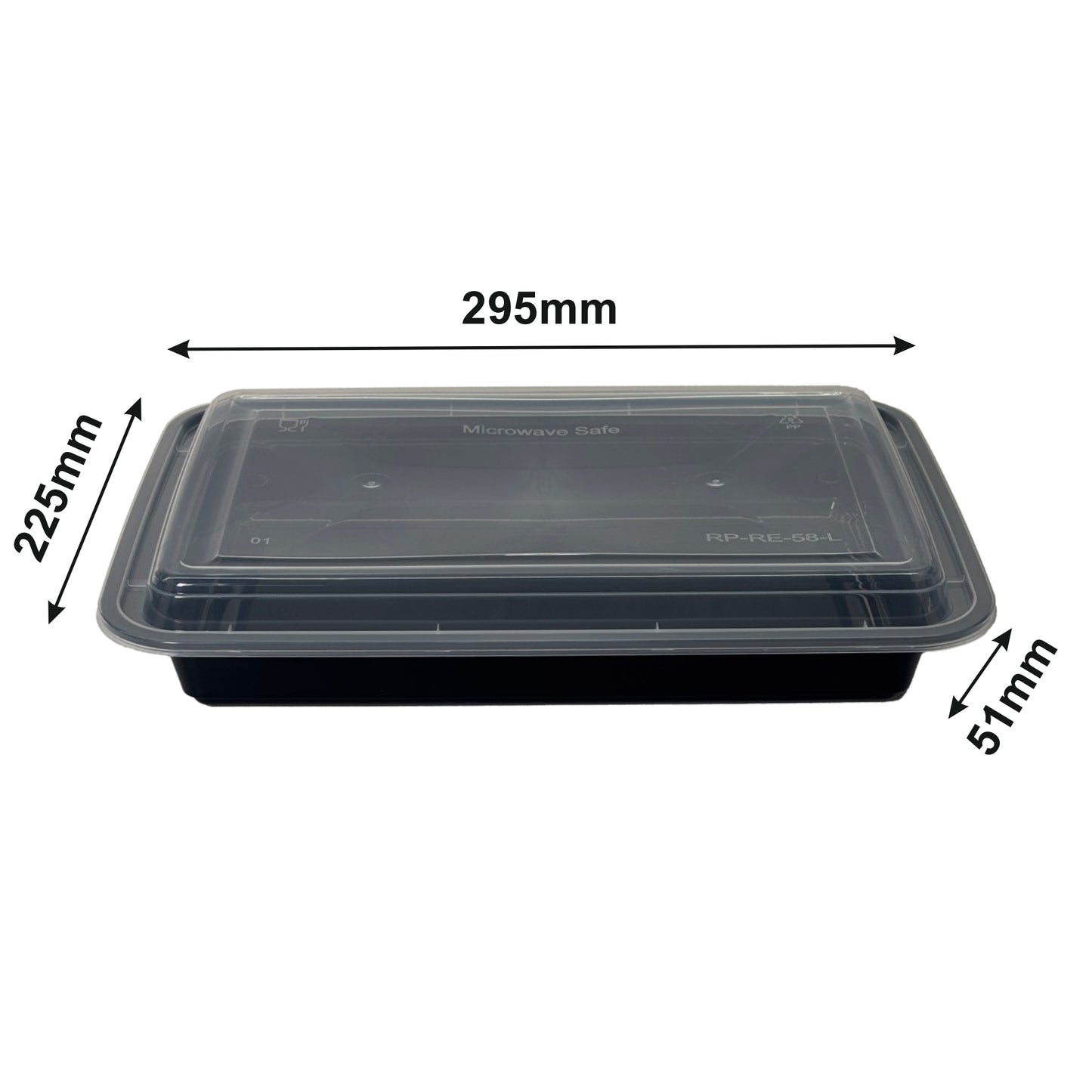 1750 ml RE Rectangular Container RP-RE-58