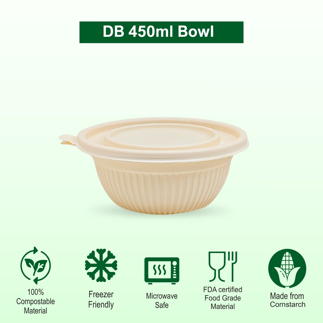 DB 450ml Cornstarch Bowl (WL)