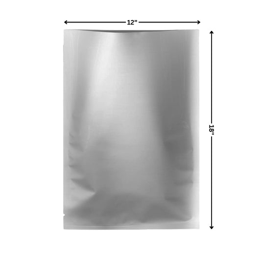 Vacuum Pouch - Both Side Aluminum Foil - 3 Side Seal (12 x 18)