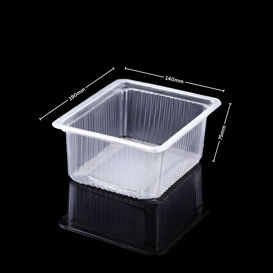 190 × 140 × 75 mm PP Rectangular Tray